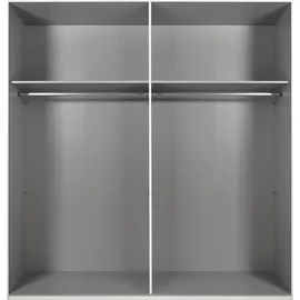 WIMEX »Jork Kleiderschrank mit Spiegel, schwarze Metallgriffe«, Schrank in verschiedenen Größen und Innenausstattungsvarianten