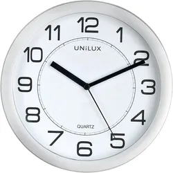 UNiLUX Wanduhr/Quarzuhr "ATTRACTION", magnetisch, silber