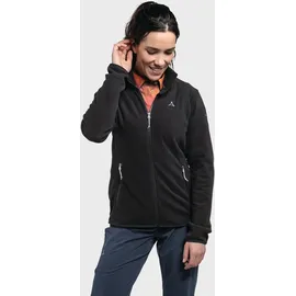 Schöffel Fleece Jk Style Ash WMS, leichte Fleecejacke aus wärmendem Tecnopile, schnelltrocknende Outdoorjacke mit 2-Wege-Stretch, black, 34