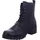 Marco Tozzi Damen Stiefeletten zum Schnüren mit Blockabsatz mit Reißverschluss, Schwarz 40