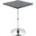 Homcom Bartisch Höhenverstellbar 60 x 60 x 91 cm Schwarz