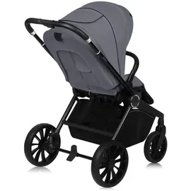 lionelo MIKA PLUS 3-in-1 Buggy 0-48 Monate bis zu 22 kg Babywagen bis zu 9 kg Kindersitz Babytrage bis zu 13 kg, Rückenlehne verstellbar, Dämpfung, 360° Räder, XXL-Verdeck