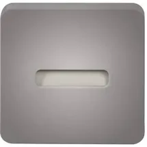 Zamel Lami LED-Wandeinbauleuchte 1 quadratisch Silber