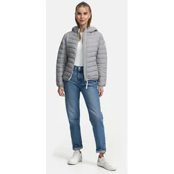 Winterjacke MARIKOO "Pack mich ein", Damen, Gr. M, grau, Obermaterial: 100% Polyester; Innenmaterial: 100% Polyester; Futter&Wattierung: 100% Polyester, Jacken, Mit Kapuze und Beutel zum Verstauen der Jacke