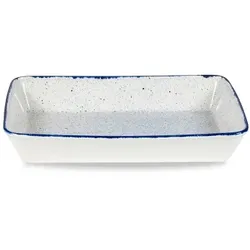 Churchill 4 x Buffetschale rechteck. 25x38x6,2cm STONECAST HINTS indigo