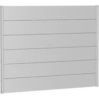 Biohort Wandpaneel für Sichtschutz 180 x 135 cm silber