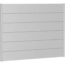 Biohort Wandpaneel für Sichtschutz 180 x 135 cm silber