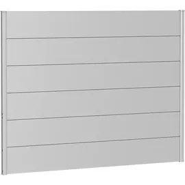 Biohort Wandpaneel für Sichtschutz 180 x 135 cm silber