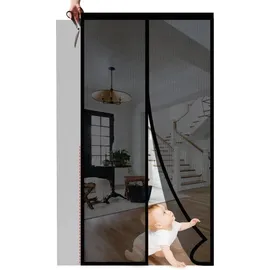 Sekey Fliegengitter Tür 150 x 210 cm Schwarz