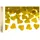 Partydeco Konfetti Kanone Herzen 60 cm Gold