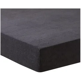 Traumschlaf Spannbettlaken Frottee 180 x 200 - 200 x 200 cm grau