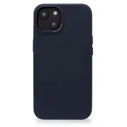 Decoded Leather Backcover iPhone 14 Plus Steel Blue