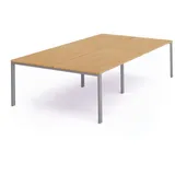 Rocada Mehrfacharbeitstisch Total BxTxH 360x163x73cm Gestell grau Platte Melamin buche