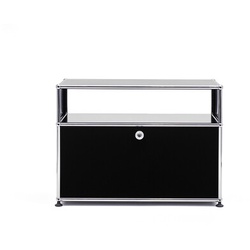 USM Sideboard graphitschwarz, Designer Prof. Fritz Haller, 56.5x78x38 cm