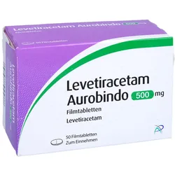LEVETIRACETAM Aurobindo 500 mg Filmtabletten 50 St