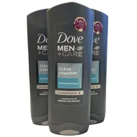 3x Dove Men+Care 3-in-1 Pflegedusche Clean Comfort (3x250ml)