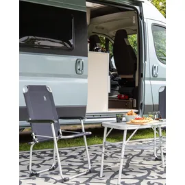 Bo-Camp Campingstuhl Copa Rio Comfort Schwarz