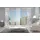 VISION S 95653-0307 | 5er-Set Schiebegardine SEMORA | halb-transparenter Stoff in Bambus-Optik | 5X 260x60, Schiebevorhang 5er Set Digitaldruck