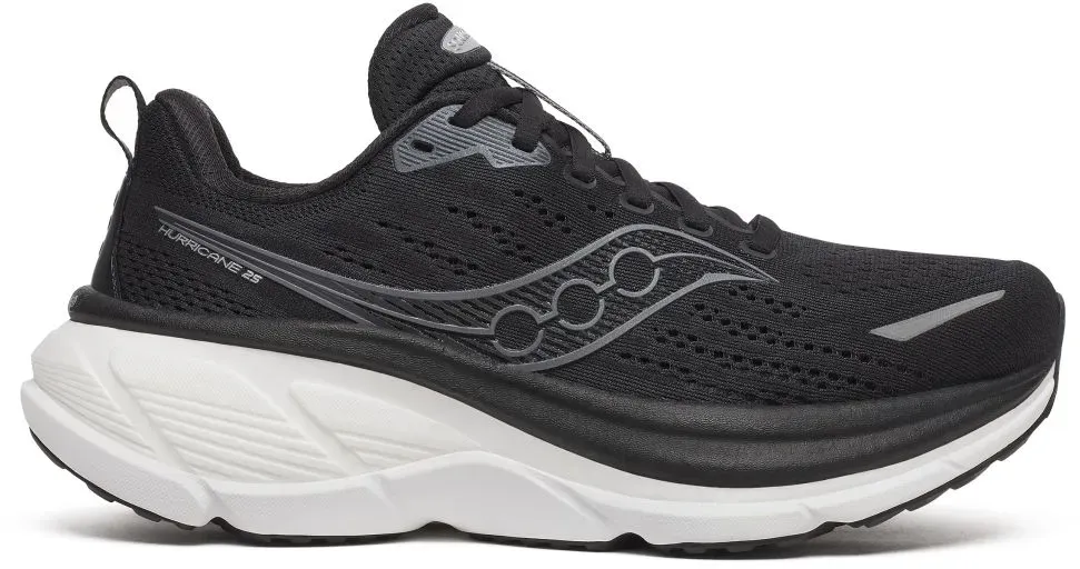 Saucony Damen Hurricane 25 - breit (D) schwarz 39.0
