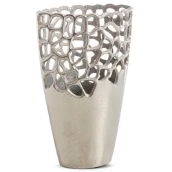 Vase 32 cm Aluminium Silber S (Small)
