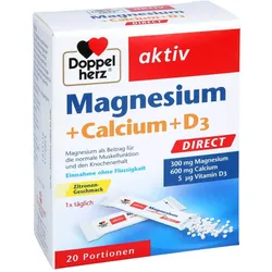 Doppelherz aktiv Magnesium + Calcium + D3 Direkt