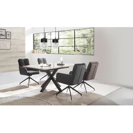 Mäusbacher Vitrum 160/210 x 75 cm Beige/Schwarz