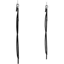 vidaXL Doppel Kajak Aufbewahrungsgurte mit Paddelklammern, Wandhalterung mit Gurten Schnellverschlüssen, Deckengurt für Kajak, Wandgurt, 50kg Polypropylen