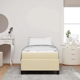 vidaXL Boxspringbett 90 x 200 cm Creme