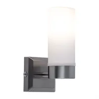 GLOBO LED Wandleuchte Glas IP44 Badezimmerleuchte Opalglas Wandlampe Badezimmer,