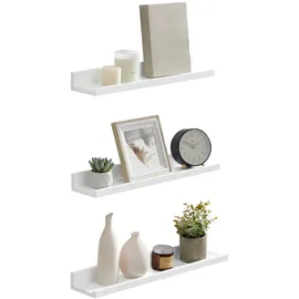 Songmics Wandregal 38 x 10 x 5 cm Weiß