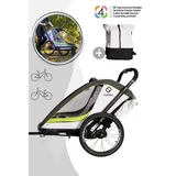 Hamax Breeze One mit Deichsel und Buggyrad Weiß Modell 2025