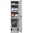 Gürkan Umweltschrank Stahl 50,0 x 42,0 x 195,0 cm lichtgrau 4 Fachböden
