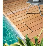 OSMO Terrassendiele Ipe glatt / glatt FAS, KD-21x145x3660mm