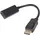 goobay DisplayPort auf HDMI Adapter 0,1 m Schwarz