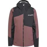 Adidas Terrex Xperior Hybrid RAIN.RDY Regenjacke Burgundy / Black XS