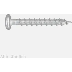 1000 SPAX Universalschrauben 5x16 mm - verzinkt - PZ - Halbrundkopf