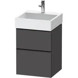 Duravit Waschtischunterschrank 2 Auszüge 48,4 x 62,5 x 44,2 cm Grau