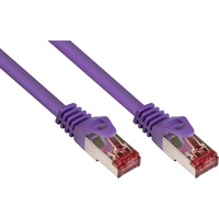 Good Connections Alcasa 0,5m Cat6 S/FTP, Netzwerkkabel violett, 0,5