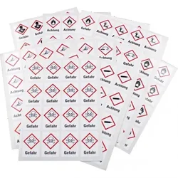 König Werbeanlagen Dreifke® Gefahrstoffetiketten - Umwelt (GHS09) Signalwort " - 20x29 mm Folie selbstklebend