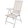 Mojawo Hochlehner Garten Klappstuhl 54 x 64 x 106 cm Silbergrau/Beige