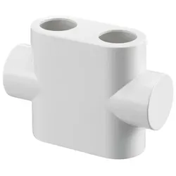 Design Abdeckung Multiblock T - weiß