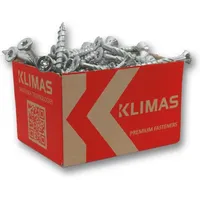 Klimas Spanplattenschr.4x45 Senkkopf hell verz.TORX KLIMAS