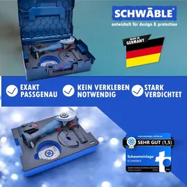 schwäble SCHWÄBLE® Schaumeinlage Schaumstoffeinlage Bosch Akku-Winkelschleifer GWX18V-10