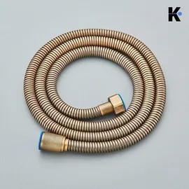 klarwerk NALA | Vintage Regendusche Set Messing unlackiert Edelstahl | Retro Design Duscharmatur Duschsystem | Mischbatterie Dusche komplett mit Handbrause