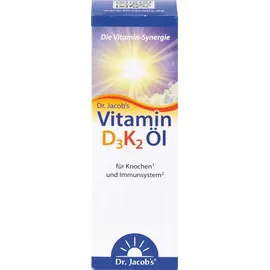 Dr. Jacob's Vitamin D3 K2 Öl Tropfen 20 ml