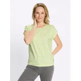 Classic Basics Sieh an! T-Shirt Kurzarm-Shirt Extra kurz grün 42