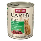 animonda Carny Adult Rind, Pute & Kaninchen 24x800 g