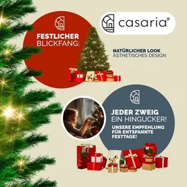 CASARIA Weihnachtsbaum 180cm mit Lichterkette
