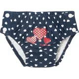 Playshoes Badewindel "Herzchen" in Dunkelblau - 86/92