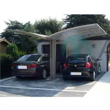 Ximax Carport Portoforte Typ 60 Y-Ausführung 555 x 543 cm mattbraun